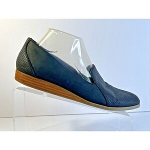 Dr. Scholl's Dawned Loafers Women's 9M Black Perforated Foam Comfort Flat Shoes